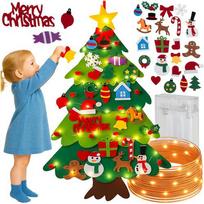 Produktai namams ir sodui // Dekoratyvinės, Kalėdinės ir švenčių dekoracijos // Choinka filcowa LED Kruzzel 26548