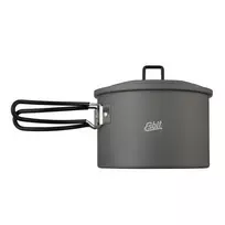ESBIT PT1600HA keptuvė stovyklavimui 1.6 L aliuminis, juoda