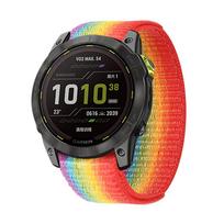 22mm 26mm Hook Loop Nylon Strap For Garmin Fenix 7 7X Pro/Epix Pro Gen2 47mm 51mm 5Plus 6XPro Enduro 2 forerunner 965 Watchband 22MM