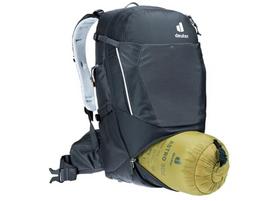 Kuprinė DEUTER Trans Alpine 24 – dviračių kuprinė, 24 l, juoda