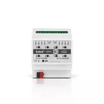 SATEL KNX-BIN24 8 kanalų dvejetainių įėjimų modulis, montavimui ant DIN bėgelio, KNX TP