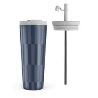 Mind Games - Travel Mug, 700 ml / Flap & Straw Set