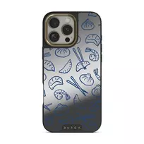 Takeout - iPhone 16 Pro Case, Elite Mirror Dark (MagSafe) / Gold