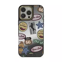 Open Late - iPhone 16 Pro Max Case, Elite Mirror Dark (MagSafe) / Gold