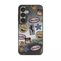 Open Late - Samsung Galaxy S25 Plus Case, Elite Mirror Dark (Magnetic) / Gold