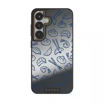 Takeout - Samsung Galaxy S25 Plus Case, Elite Mirror Dark (Magnetic) / Gold