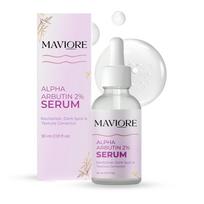 Maviore Alpha Arbutin 2% Serum, Revitalizer Dark Spot & Texture Corrector, 30ml white