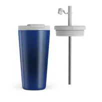 Neptune - Travel Mug, 500 ml / Flap & Straw Set