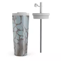 Distorsion - Travel Mug, 700 ml / Flap & Straw Set
