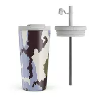 Icefield - Travel Mug, 500 ml / Flap & Straw Set