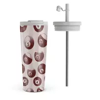 Cue - Travel Mug, 700 ml / Flap & Straw Set