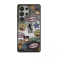 Open Late - Samsung Galaxy S25 Ultra Case, Elite Mirror Dark (Magnetic) / Gold