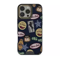 Open Late - iPhone 16 Pro Case, Elite Dark (MagSafe) / Gold