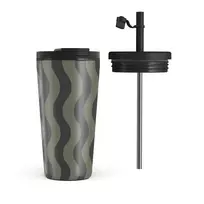 Double Take - Travel Mug, 500 ml / Flap & Straw Set