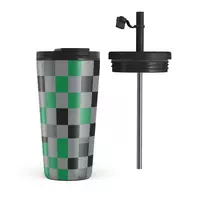 Game Night - Travel Mug, 500 ml / Flap & Straw Set
