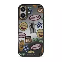 Open Late - iPhone 17 Case, Elite Mirror Dark (MagSafe) / Gold