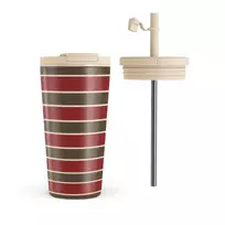 Yearbook - Travel Mug, 500 ml / Flap & Straw Set