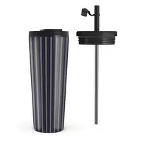 Free Fall - Travel Mug, 700 ml / Flap & Straw Set