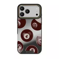 Cue - iPhone 17 Pro Max Case, Elite Mirror Dark (MagSafe) / Gold