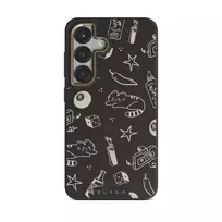 Essentials - Samsung Galaxy S25 Case, Elite Dark (Magnetic) / Gold