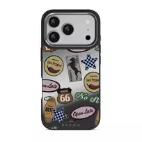 Open Late - iPhone 17 Pro Case, Elite Mirror Dark (MagSafe) / Gunmetal