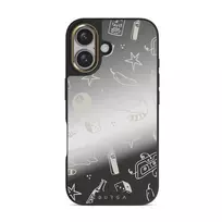 Essentials - iPhone 16 Case, Elite Mirror Dark (MagSafe) / Gold