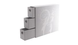 Dragon Shield Storage - Card Drawers Fortress - Vertical - 3 XL - White