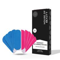 House of Beauty Overnight Anti Wrinkle Patches for Fine Lines, Crow's Feet for Men and Women, Face Lifting Support, anti aging & Facial Contour Car