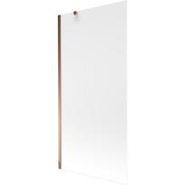 Mexen Next 1-stiklo vonios pertvara 90 x 150 cm, matinė, rožinis auksas - 895-090-000-00-30-60