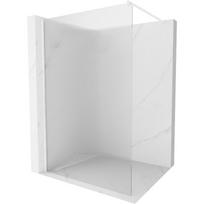 Mexen Kioto Dušo sienelė Walk-in 120 x 200 cm, dryžiai 8 mm, balta - 800-120-101-20-09