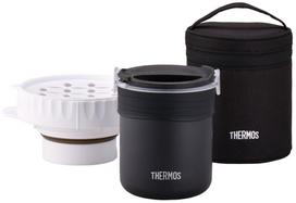 Thermos Rice Cooker Bento Black BK Box, Approx. 0.7 cups, JBS-360 juoda