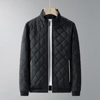 Autumn Winter Fleece Thick Jacket Men Warm Windbreaker Fur Collar Coat Jacket Male Brand Fashion Winter Lamb Wool Parka 5XL L juoda