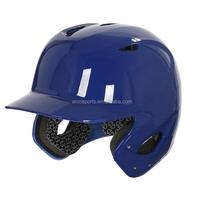 ABS Material High Anti-impact  Outdoor Sports Baseball Helmet Head Protector Softball Batting Helmet S mėlyna