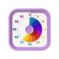 60 Minutes Countdown Timer Visualization Kitchen Cooking Timer Visual Timer  Kitchen Cooking violetinė