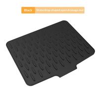 1Pcs Easy To Clean Kitchen Silicone Drain Mat With Built In Drainage Design For Countertops Sinks Fridges A2