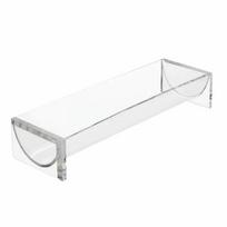 1/2Pcs Durable Biscuit Holder Tray Clear Snack Serving Tray Cookie Display Stand  Wedding Party U Shape