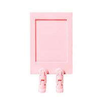 Mini Picture Frame,DIY Photo Frames Magnetic Photo Frames Picture Display Frame for Refrigerator Toptop Decorations rožinė