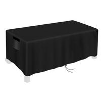 Rectangle Fire Pit Cover PU varnished Waterproofed strong Fabric Includes Cord for Outdoor Guard 1