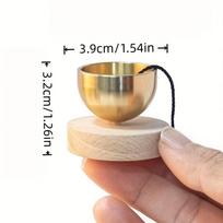 Mini giedojimo dubenėlių rinkinys - Meditacijos garso dubuo su skambiais ir maloniais tonais, tinkamas jogai, meditacijai ir kaip unikalios dovanos auksas