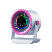 Turbo High Speed Quiet Mini Fan, Wall Mount or Desktop, Portable Rechargeable Table Circulator Fan for Home 174*150*170 balta