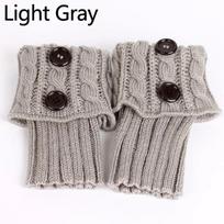 Versatile Knit Boot Toppers Button Ankle Warmers Wool Foot Covers for Women Autumn Winter Wear Yoga Lounge and Seasonal Comfort One Size