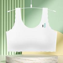 Girls' underwear growth period Junior high school students High school students Light and thin bra Fixed cup Breathable non-slip Girls' seamless 155/80-M balta