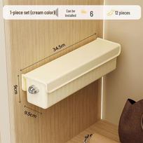 Wall-Mounted Intimate Clothing Organizer: 3-in-1 Underwear and Socks Storage Box for Drawers and Wardrobes