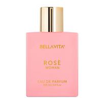 Bella Vita Luxury Rose Woman Eau De Parfum Perfume for Women with Black Currant, Vanilla, Jasmine|Floral & Sweet EDP Long Lasting Fragrance Scent 1
