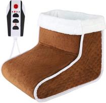 Mydays Tech Tech Detachable Heated Foot Warmer 6 Level Remote Control Double-Sided 4 Timers Bed Home Office Knee Elbow Pads M šokoladas
