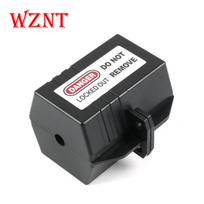 WZNT-NT-P01P Black Polystyrene Small 110V Plug Lock Case Key Pin Tumbler Lock CE/ISO Certified Easy Installation LOTO Lockout Plastic&Lockout Tagout juoda