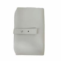 Large Capacity Cable Organizer Pouch PU Leather Electronic Gadget Bag  Travel Storage pilka