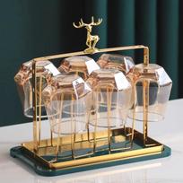 PINYU Cup Holder Draining Storage Rack, Hanging Rack, Tea Cup Stand, Wine Glass Holder, Glass Cup Tray for Home Use