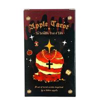 Apple Tarot Deck 78 Pcs Tarot Cards Out of Curiosity about The Apples In The Garden of Eden Cards Game,Halloween, Christmas Gift bordinė