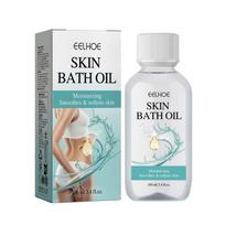 EELHOE gentle cleansing shower oil for dry skin, moisturizing and lubricating daily bathing, soothing and repairing body skin care oil 100ml